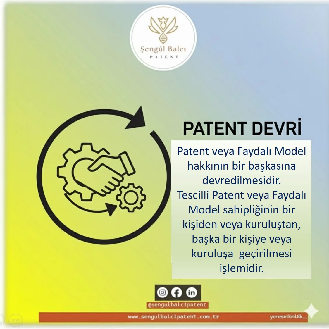 Patent Tescil Devir